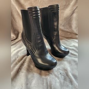 G by Guess Black Heeled Boots